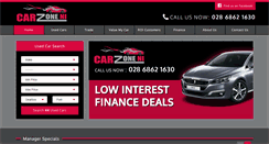 Desktop Screenshot of carzoneni.co.uk