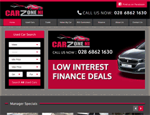 Tablet Screenshot of carzoneni.co.uk